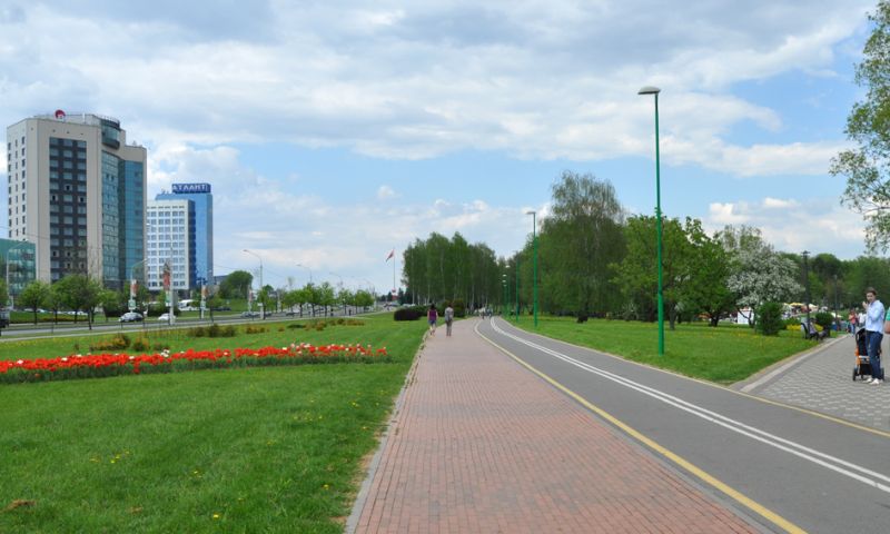 Веладарожка в Минске